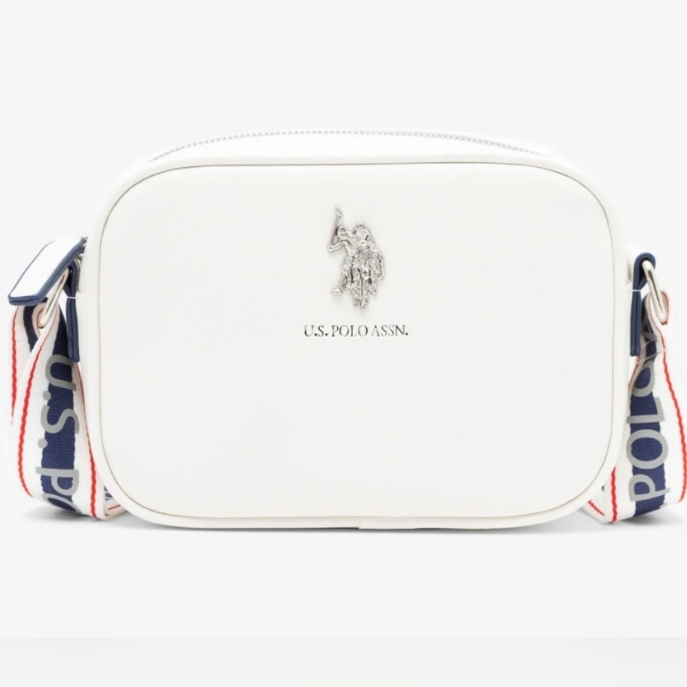 U.S. Polo Assn. White Crossbody Bag  NWT
